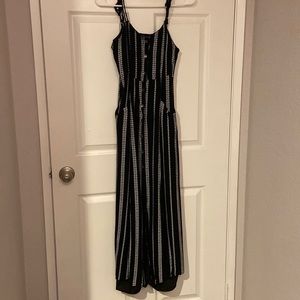 Black stripe dress (s)
